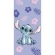 Disney Lilo és Stitch, A csillagkutya Purple fürdőlepedő, strand törölköző 70*140cm