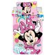 Disney Minnie Pink Square gyerek ágyneműhuzat 100×135cm, 40×60 cm