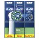 Oral-B Pro Cross Action fehér fogkefefej (6 db)