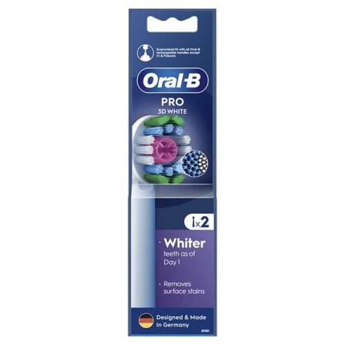 Oral-B Pro 3D White fogkefefej (2db)