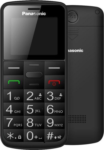 Panasonic KX-TU110EXB nagygombos kártyafüggetlen mobiltelefon, fekete