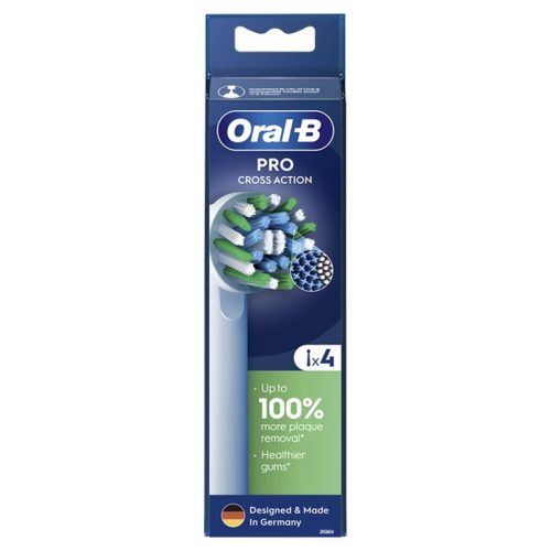 Oral-B Pro Cross Action fehér fogkefefej (4 db)