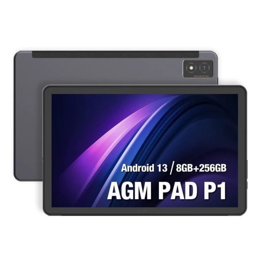 AGM Pad P1 4G ütés- és vízálló kártyafüggetlen tablet, dual sim, fekete