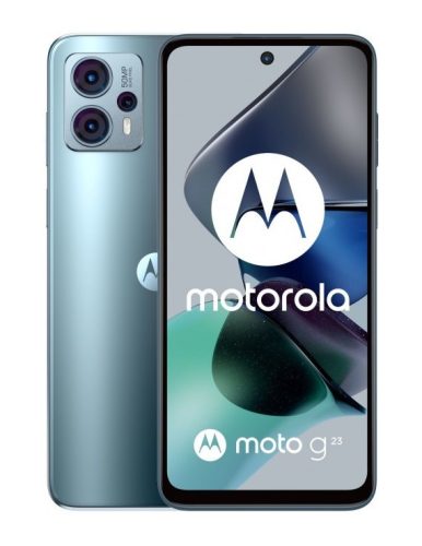 Motorola Moto G23 8/128 GB Dual SIM kártyafüggetlen okostelefon, kék (Steel Blue)