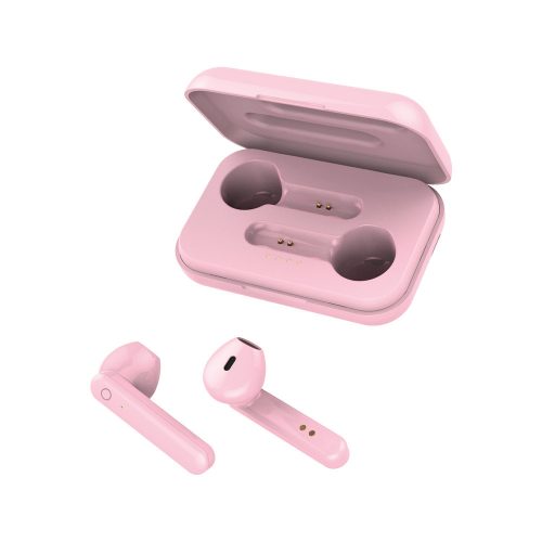 Forever TWE-110 Bluetooth 5.1 sztereó TWS headset beépített mikrofonnal, pink